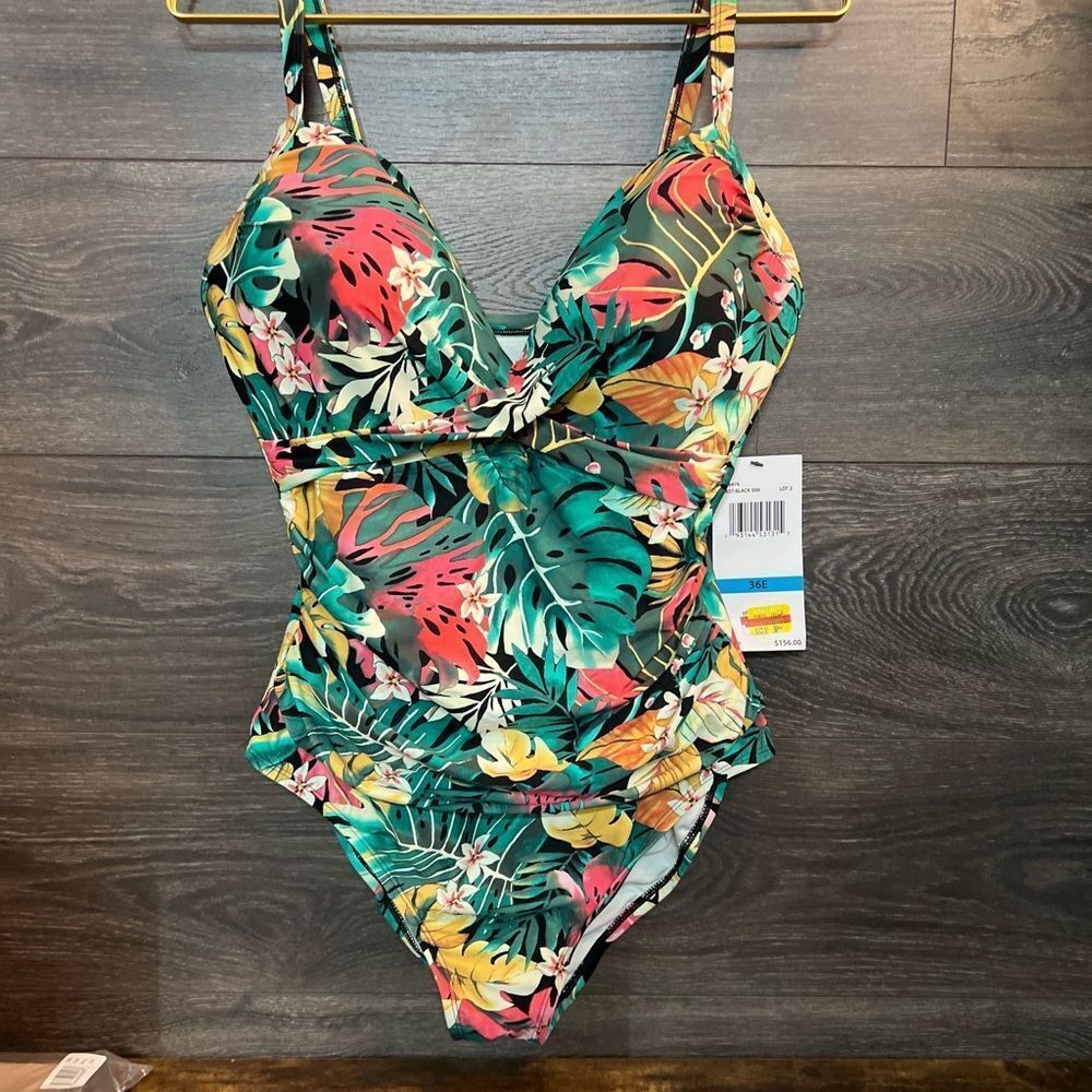 COCO REEF Enrapture Bra Sized Underwire One Piece Molded Push Up in Sz 36E. NWT! - Picture 11 of 16